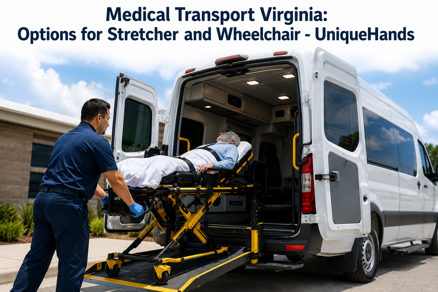 Wheelchair and stretcher medical transportation services in Virginia