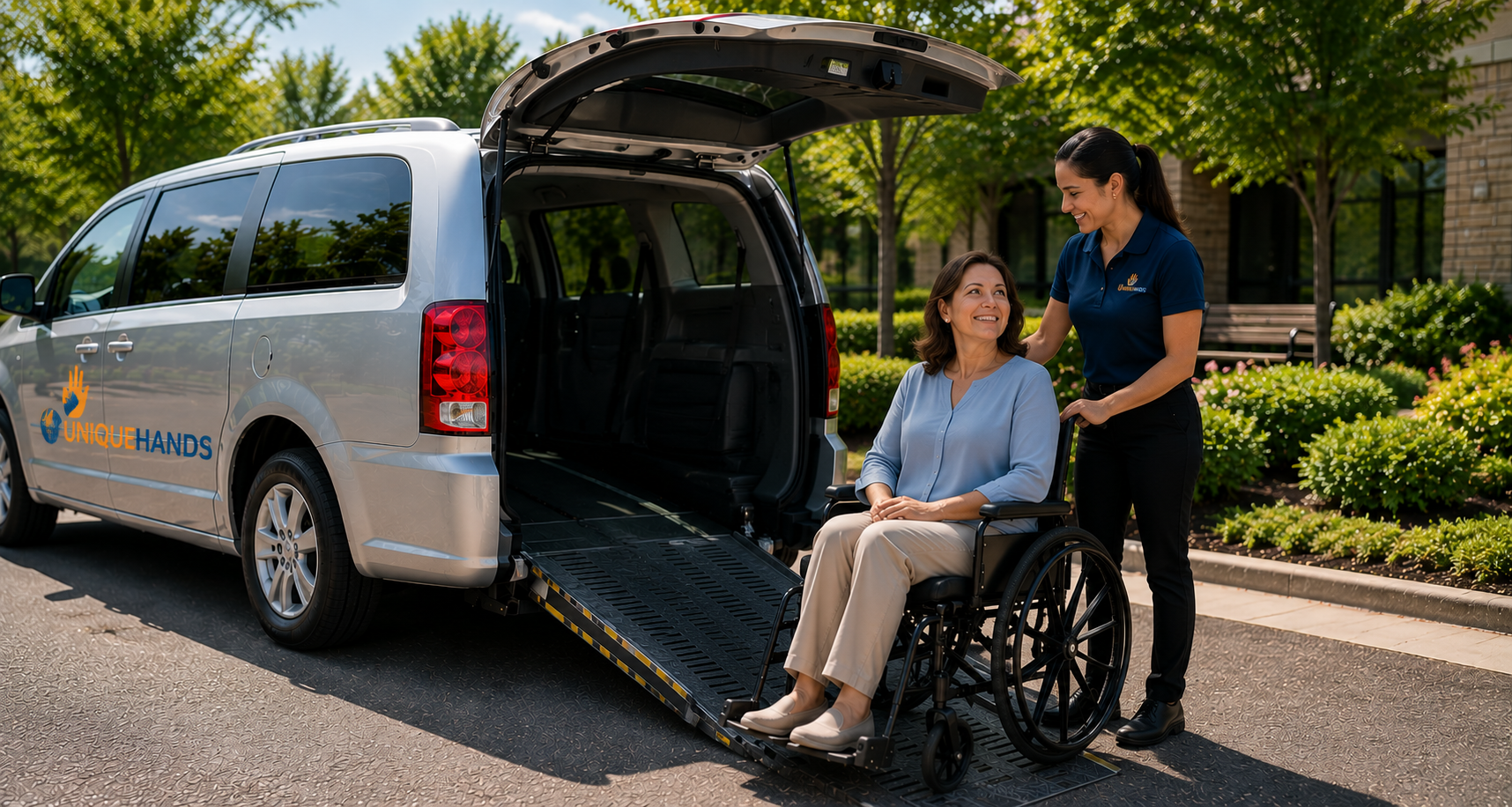 Long-distance medical transportation for wheelchair, stretcher, and ambulatory patients