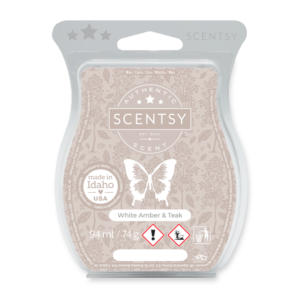 White Amber & Teak Scentsy Bar