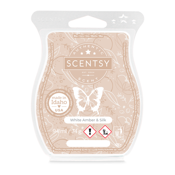 White Amber & Silk Scentsy Bar
