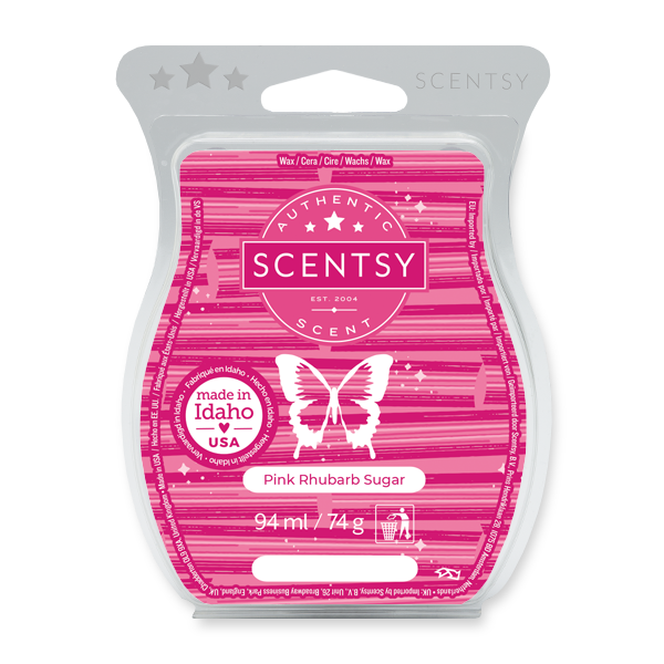 Pink Rhubarb Sugar Scentsy Bar