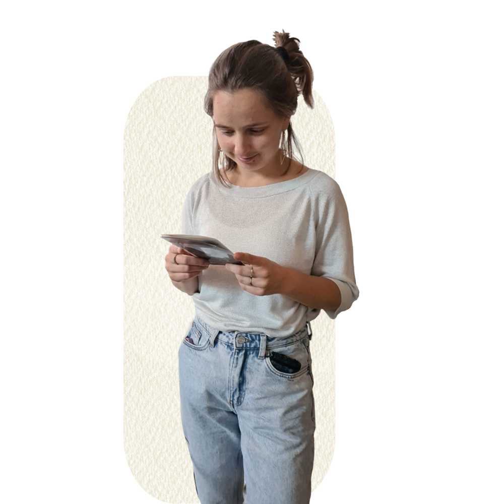 foto van live tekenaar Elleke