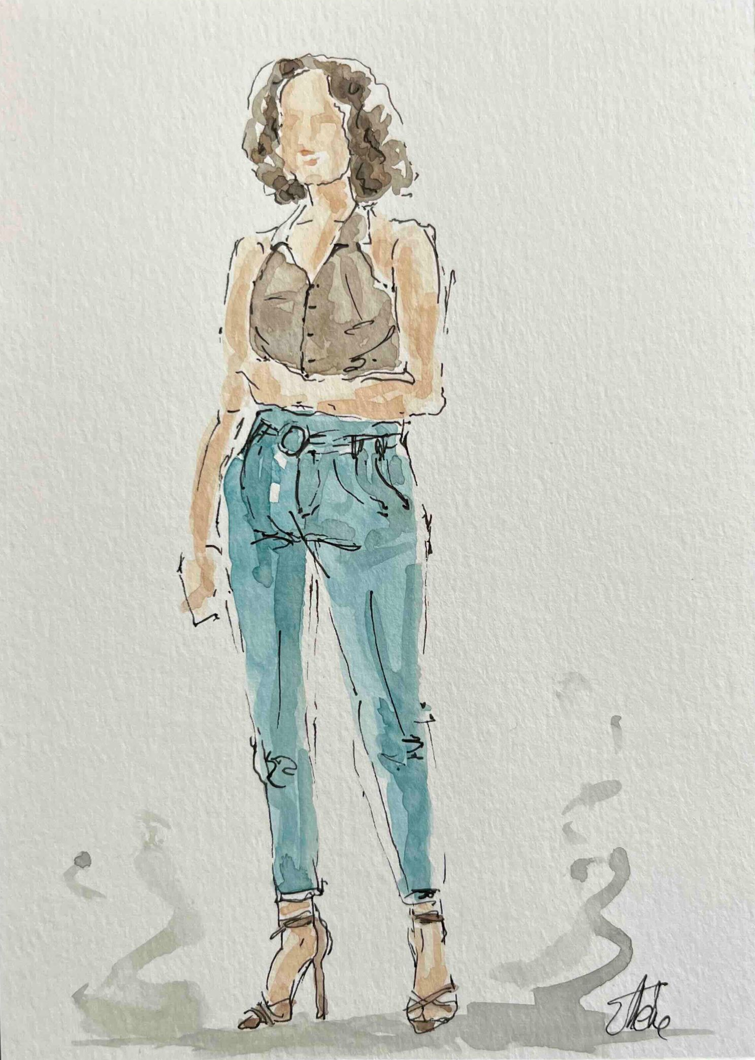 live tekenen zakelijk portret