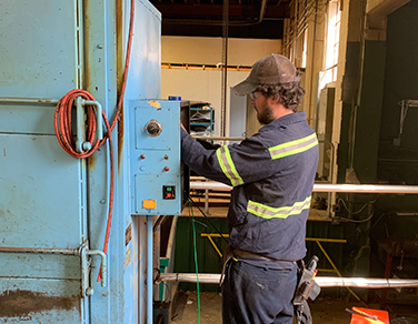 Electrical Repairs On Machine