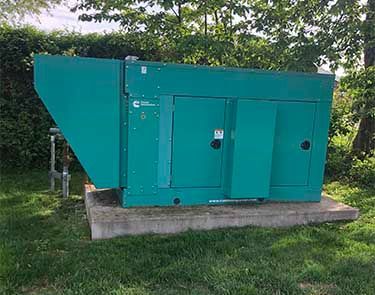 Large Green Generator For Power Outage