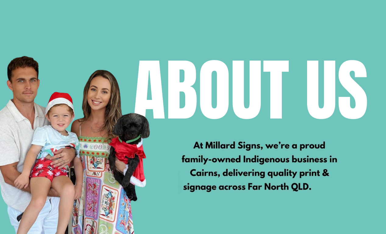 About Us background — Millard Signs in Portsmith, QLD