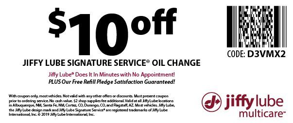 jiffy lube coupons signature service