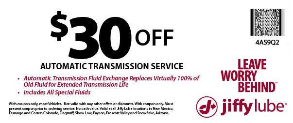 jiffy lube transmission fluid exchange price