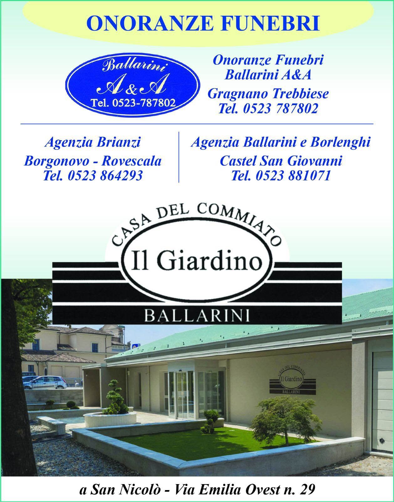 Locandine onoranze funebri e casa del commiato