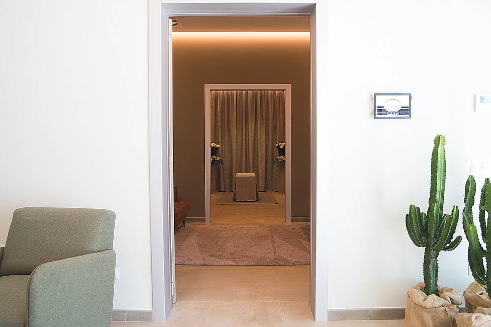 Ingresso Sala del Commiato