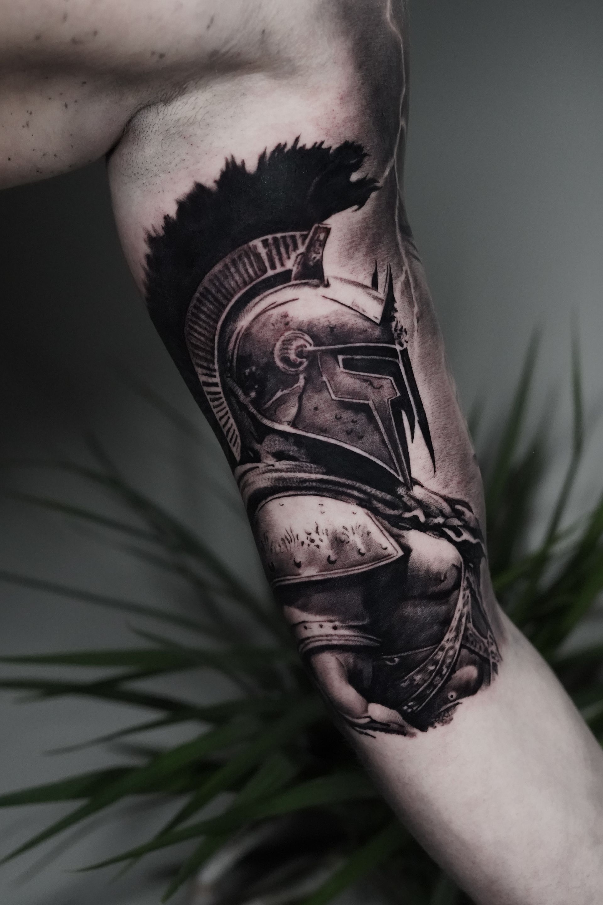 black and grey animal tattoo artist camden town