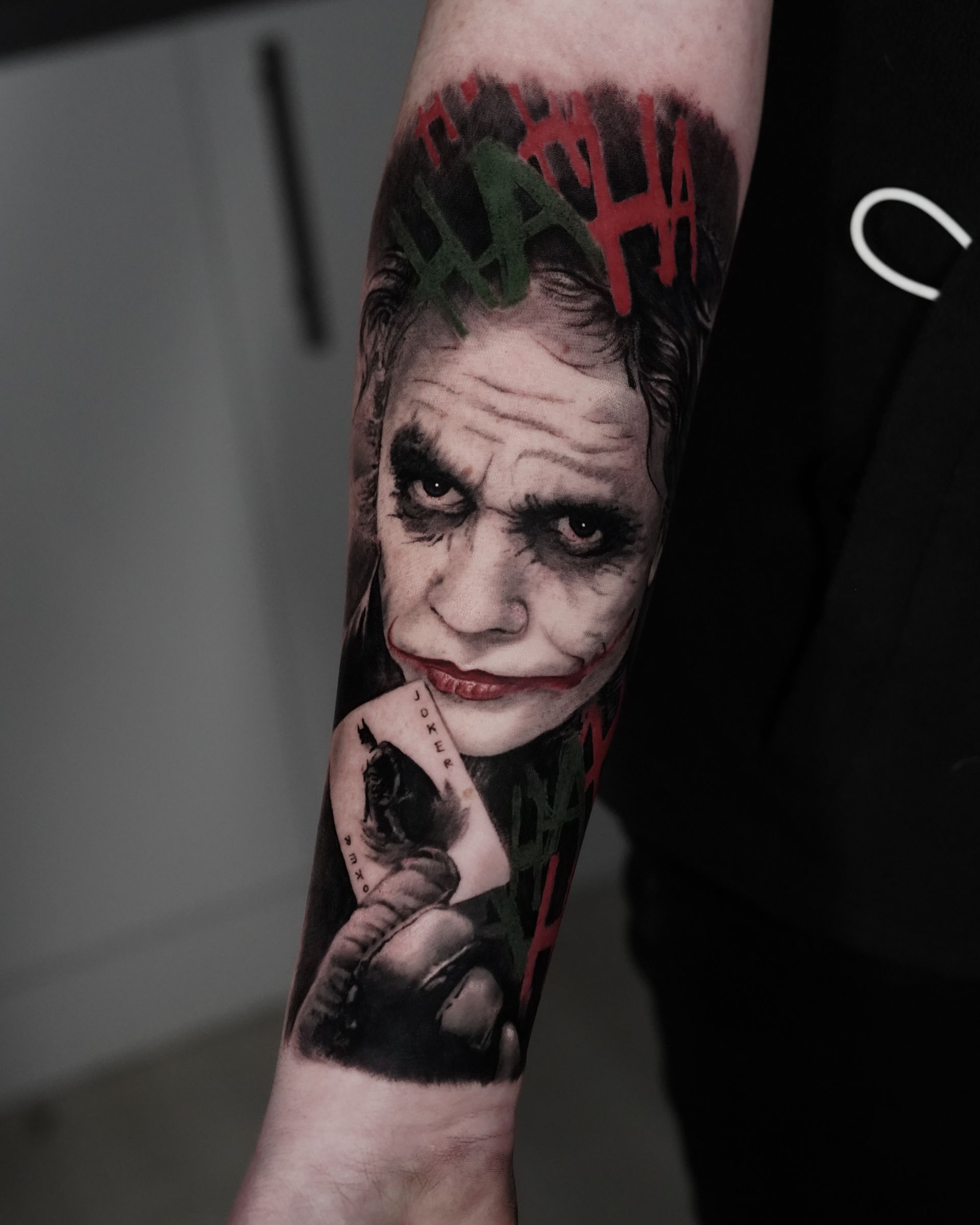 best black & grey realism tattoo camden