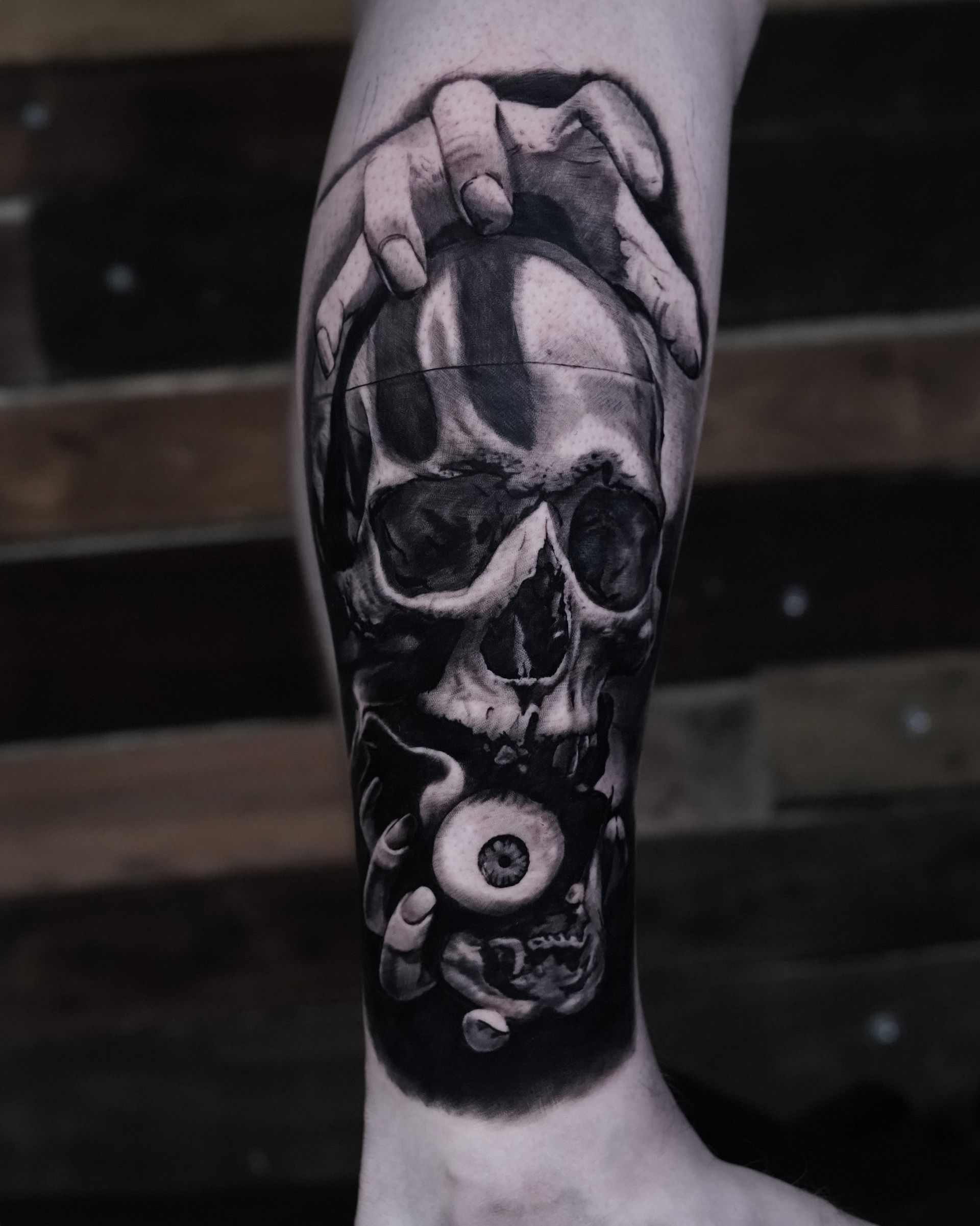 london black and grey realism tattoo studio