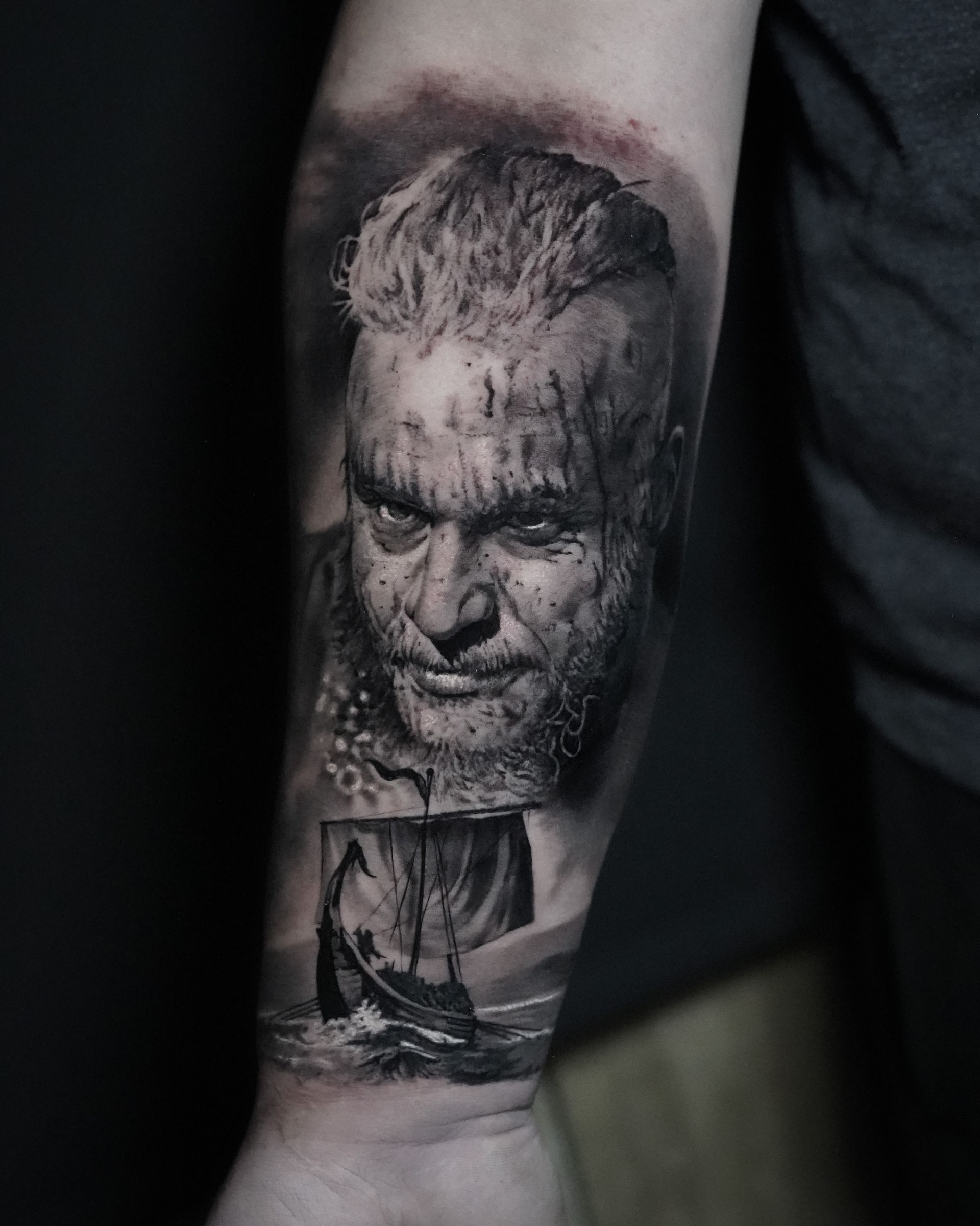 black and grey realism tattoo artist in northwood, london