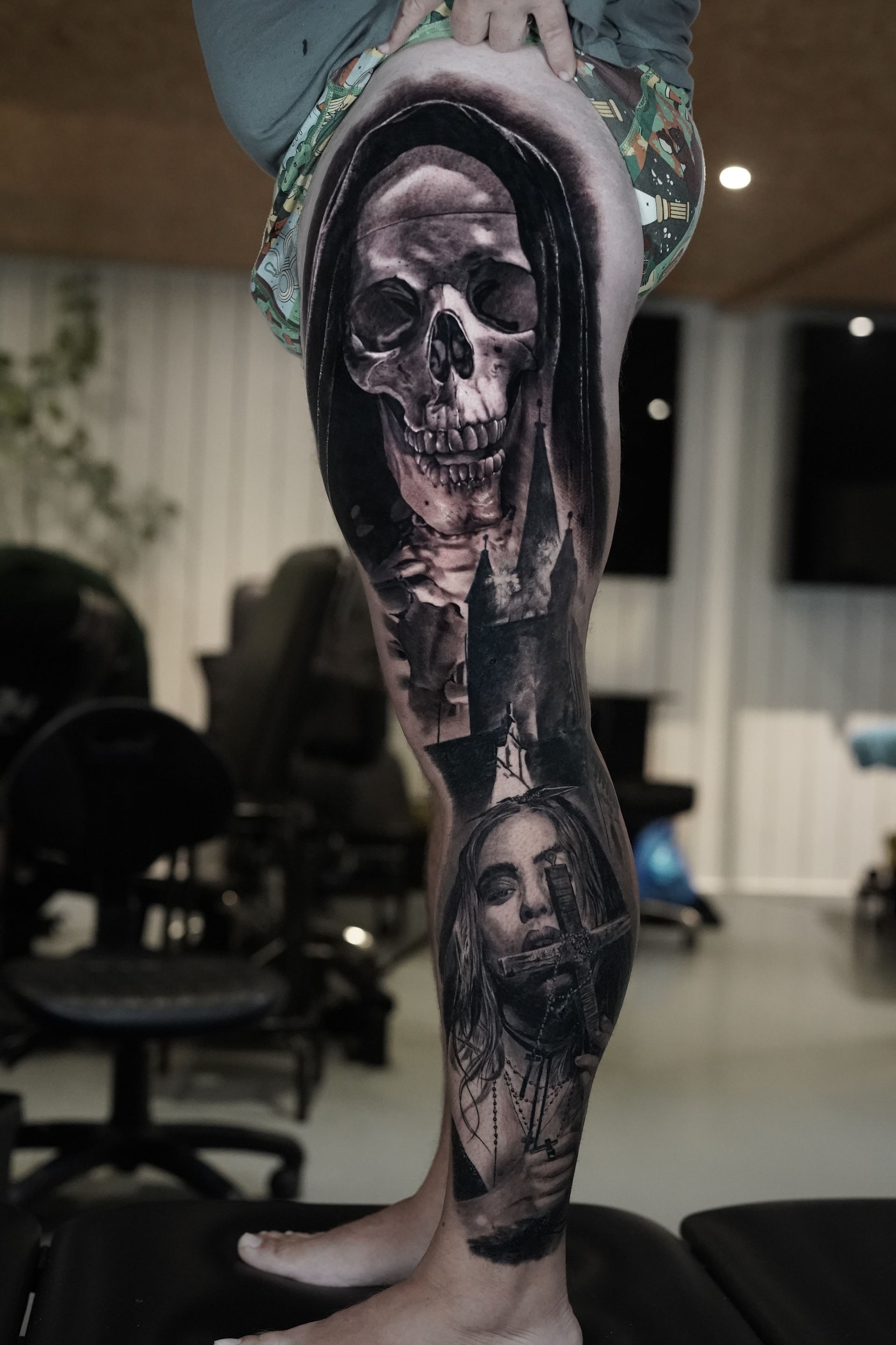 black and grey realism tattoo camden town reviews