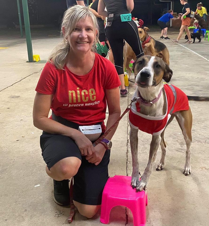 Trainer And Her Dog At School — Canine Training School In Cairns, QLD