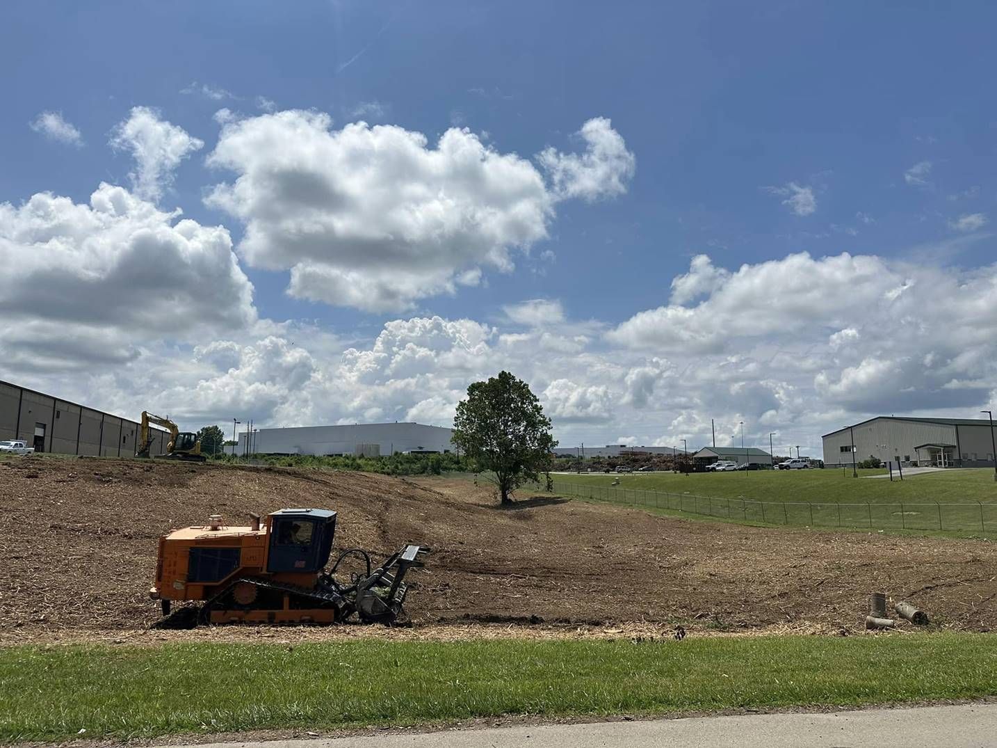 Bulldozer On A Dirt Field — Milton, KY — B&N Land Management LLC