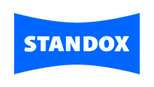 The standox logo is blue and white on a white background.
