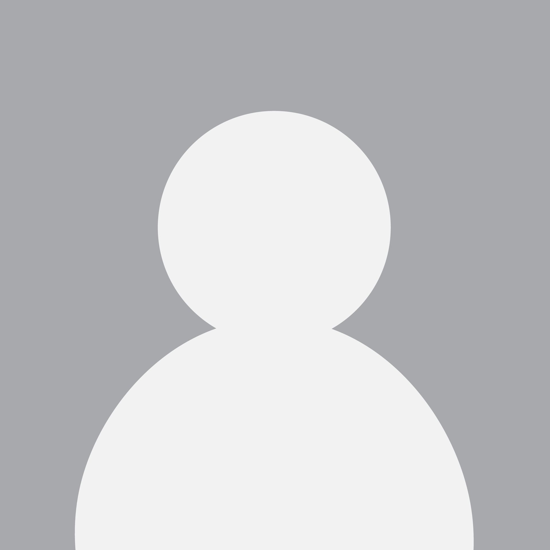 White silhouette of a person against a gray background.