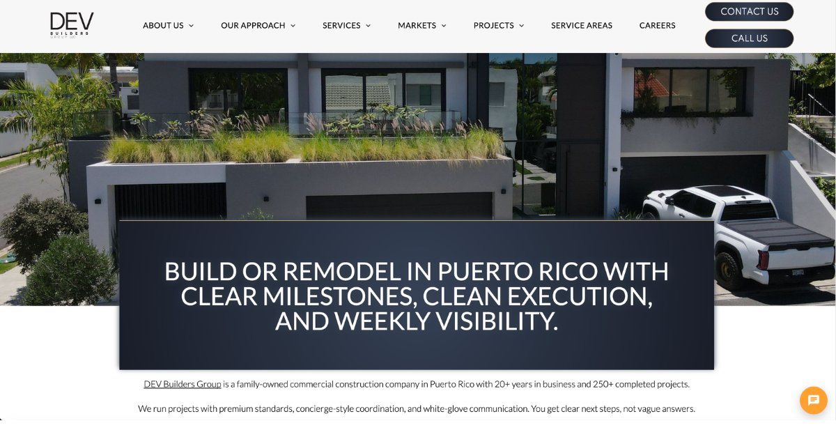 Build in Puerto Rico | Investor & Developer Hub | DEV Builders Group