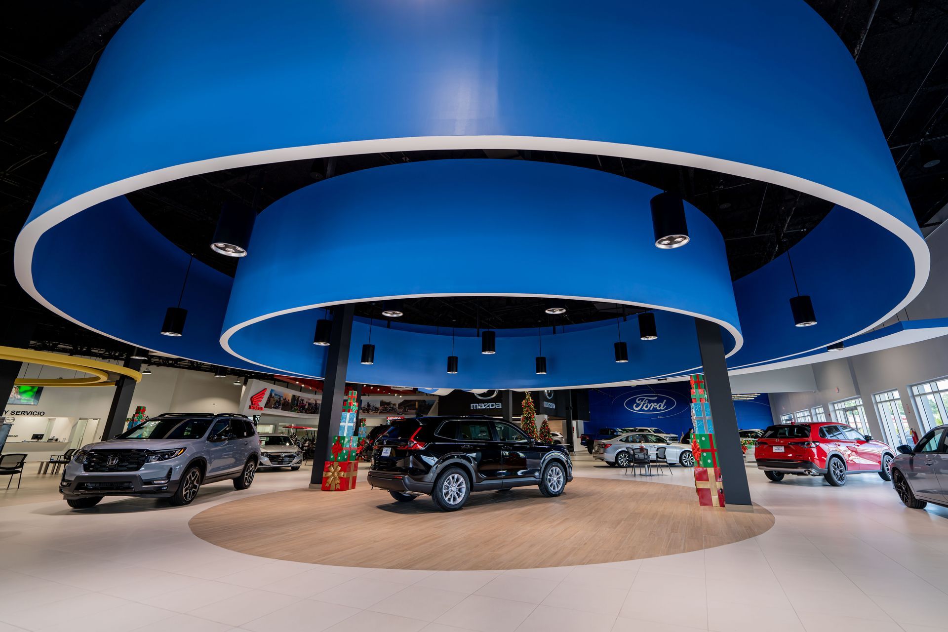 Bella Auto Mall car dealership built by DEV Builders Group in PR