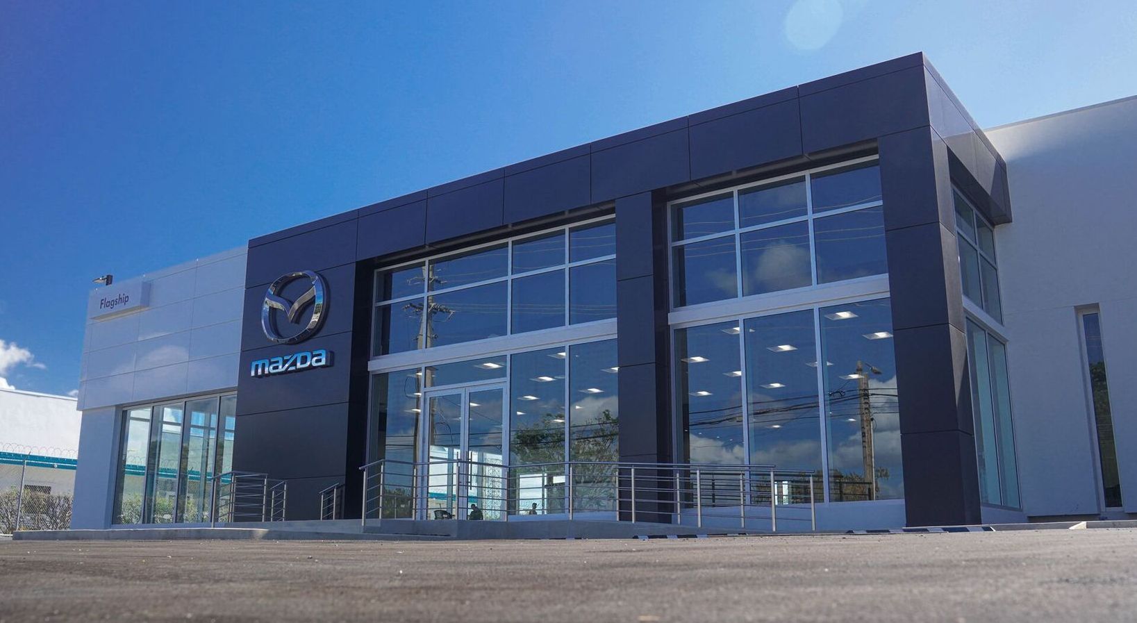 a Mazda Showroom designed and built by DEV Builders