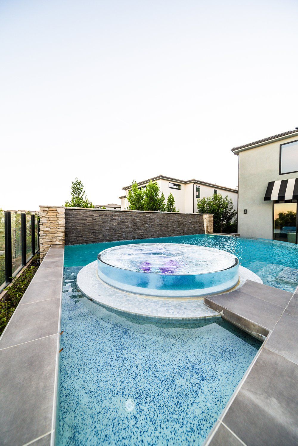 Luxury Swimming pool in Porter Ranch, CA.