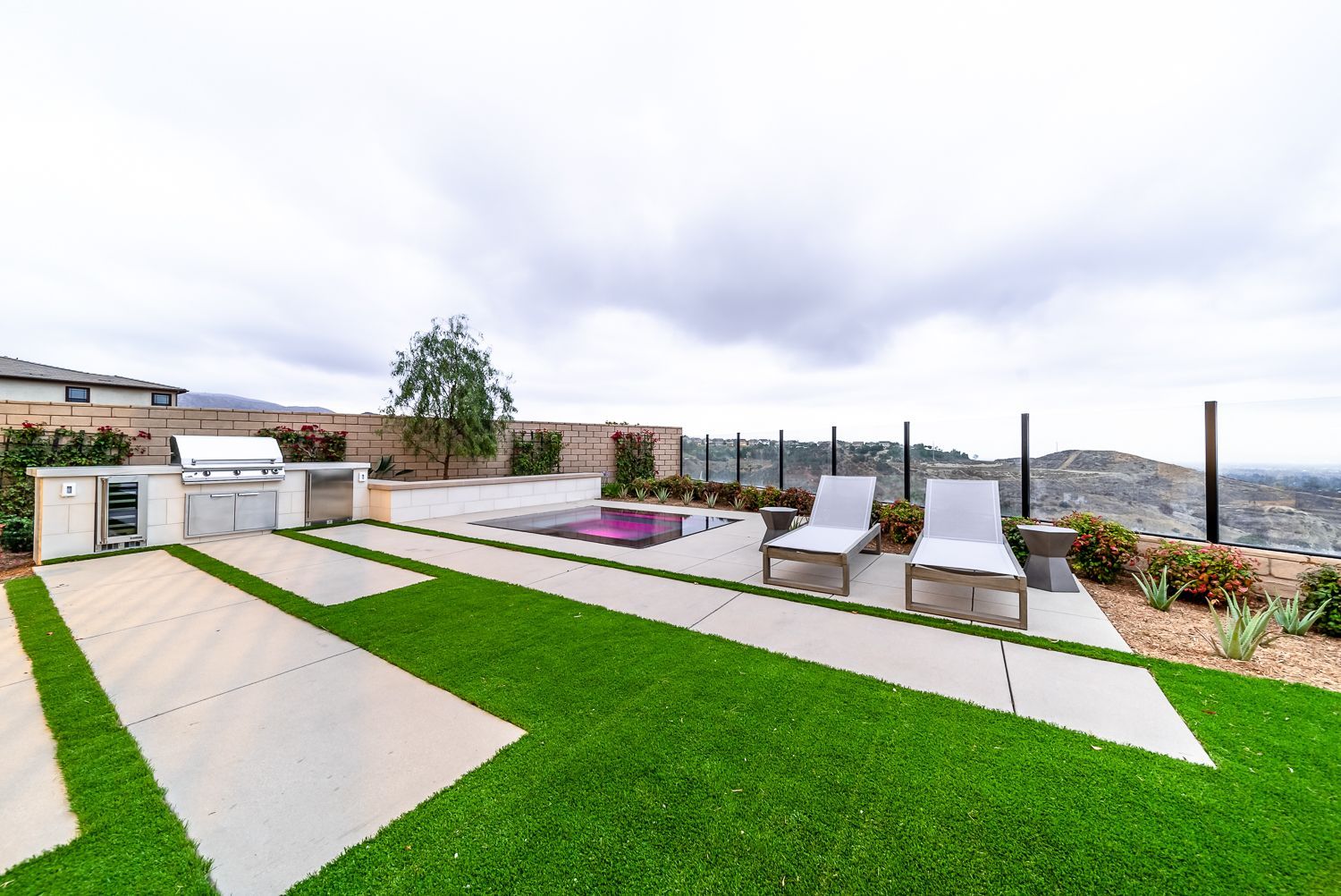 Luxury spa and outdoor living space by Westmod. Location: Chatsworth, CA