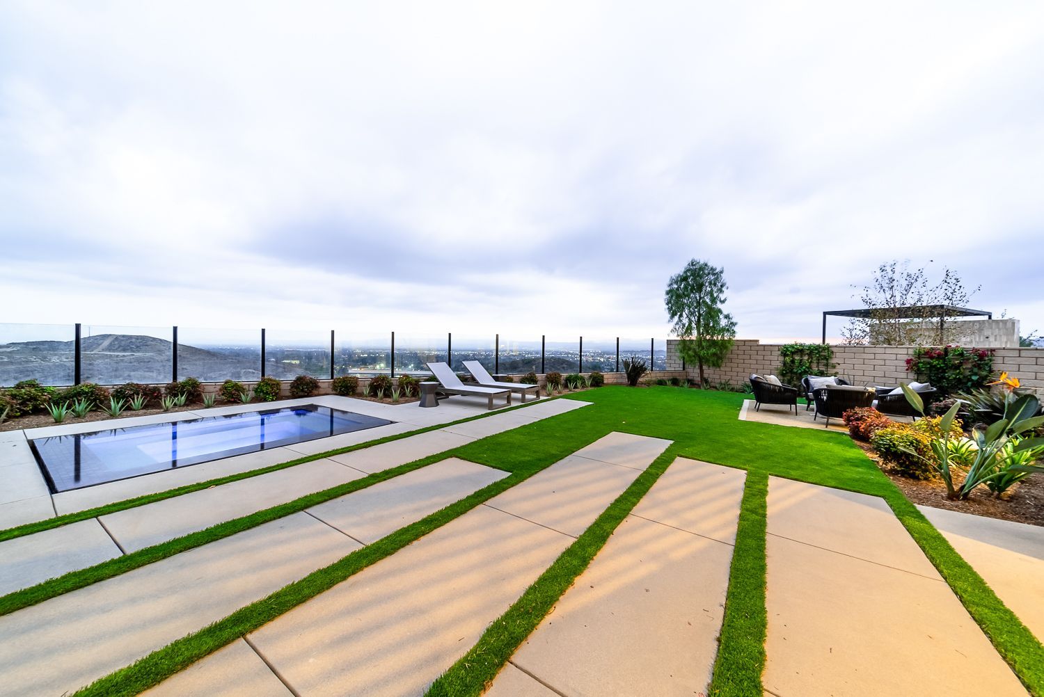Luxury spa and outdoor living space by Westmod. Location: Chatsworth, CA
