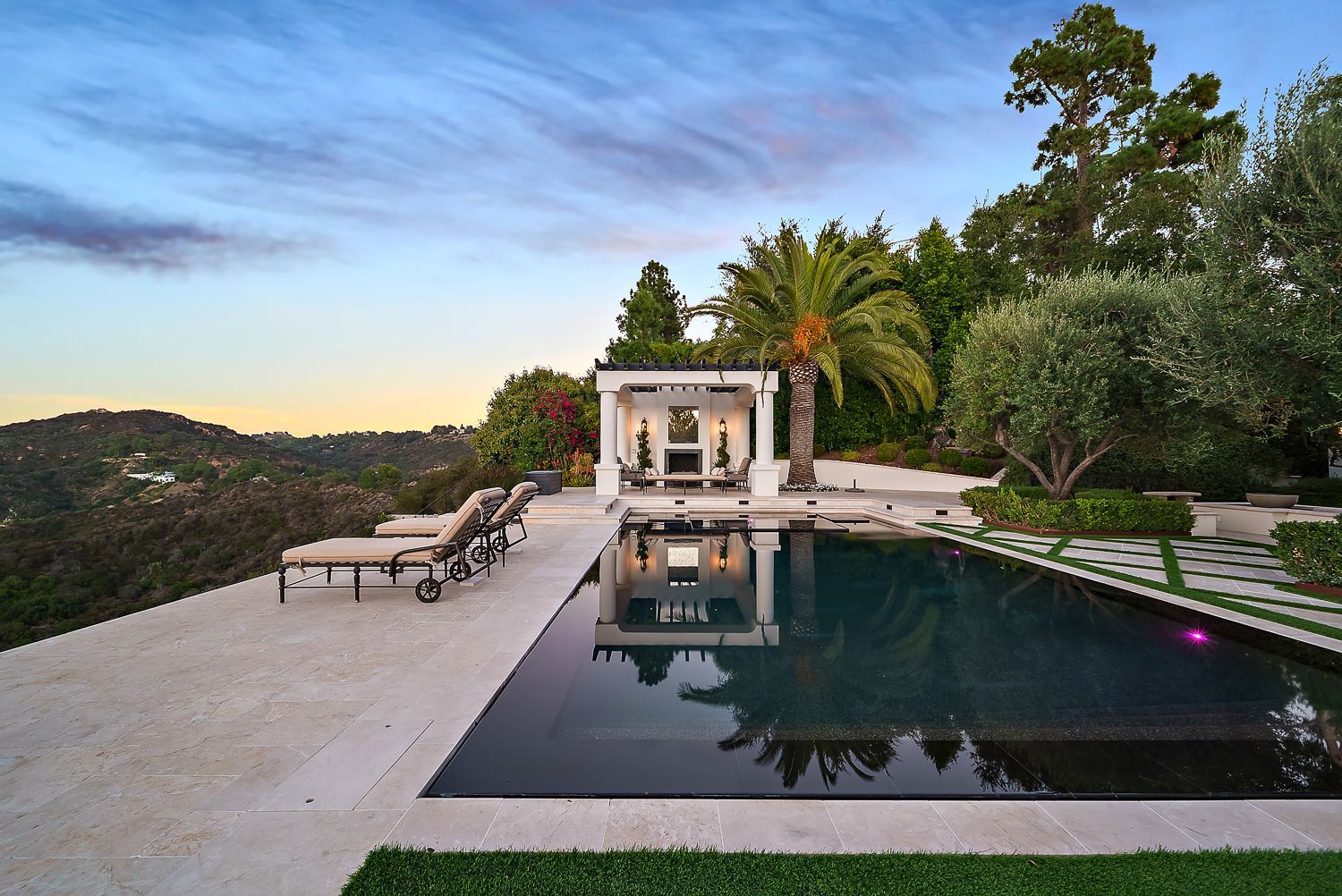Luxury swimming pool construction project in Beverly Hills, CA by Westmod