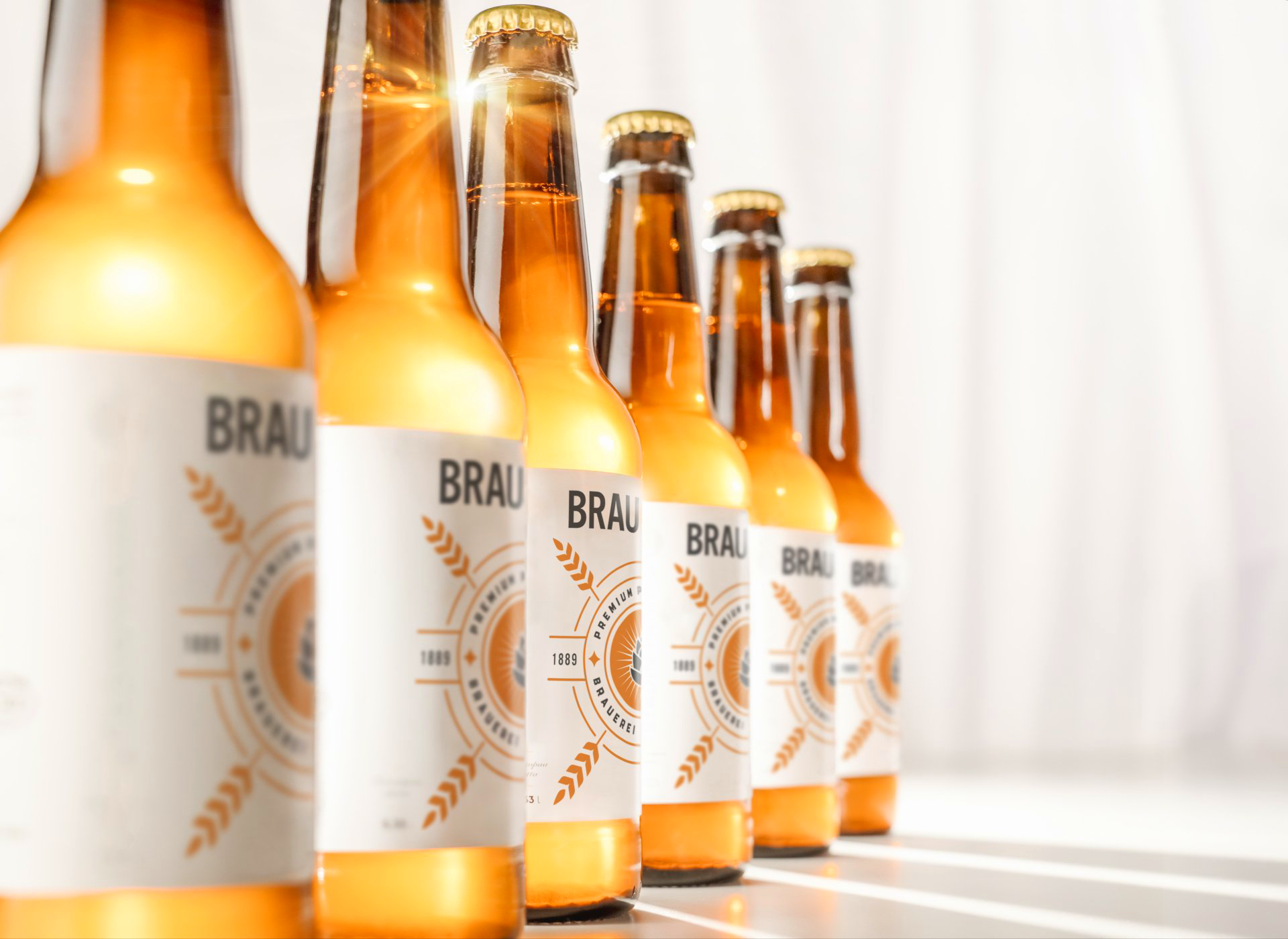 Olutpulloja, valokuva