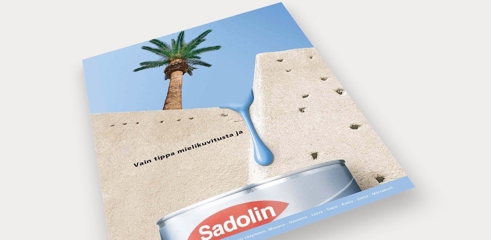 Sadolin, ilmoitus
