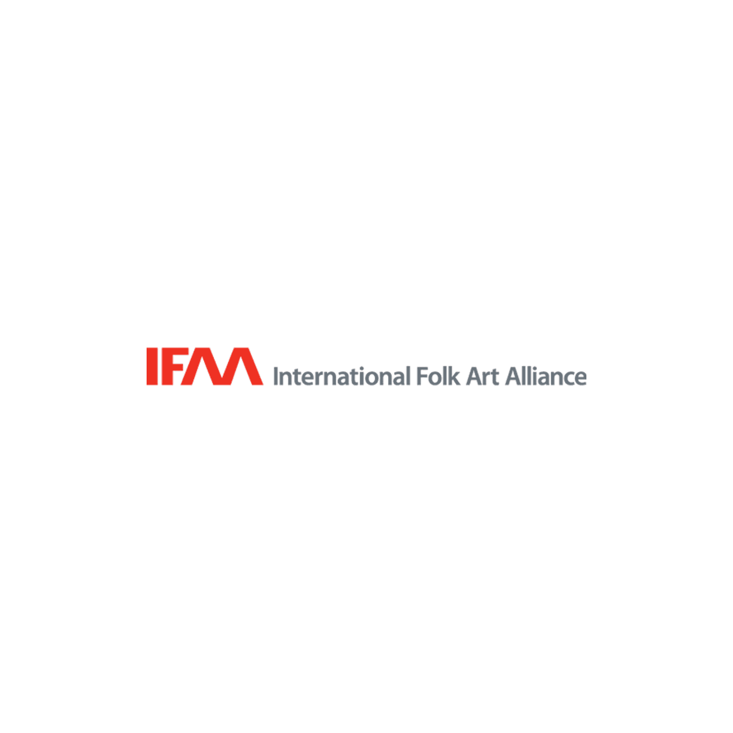 The ifa international folk art alliance logo is on a white background.