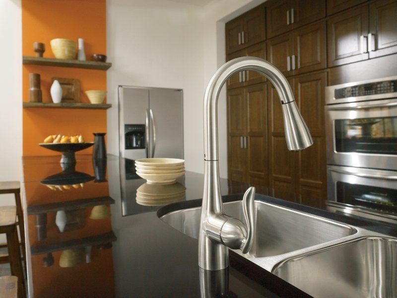 kitchen faucet with water treatment system