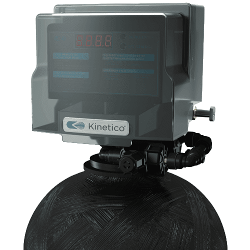 A kinetica device is sitting on top of a black ball