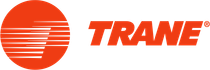 Trane logo: Orange circle with stylized