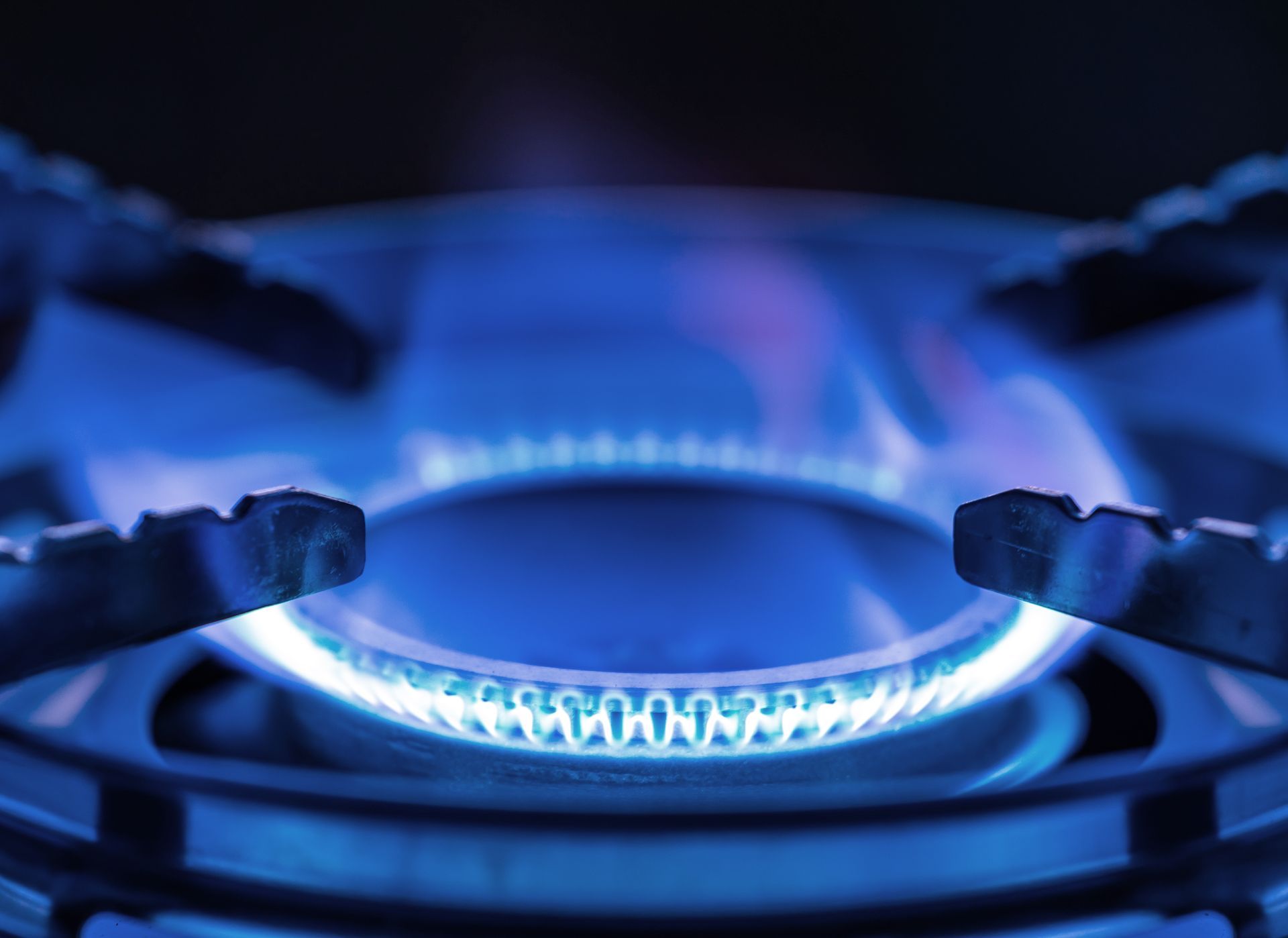 A gas flame close-up representing safe and efficient propane delivery services for households.