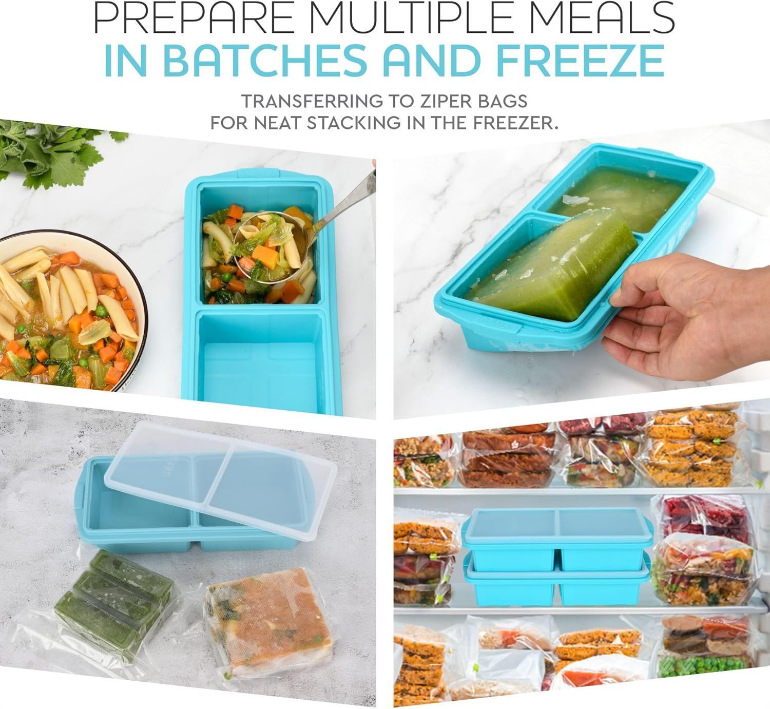 Silicone Freezer Tray With Lid