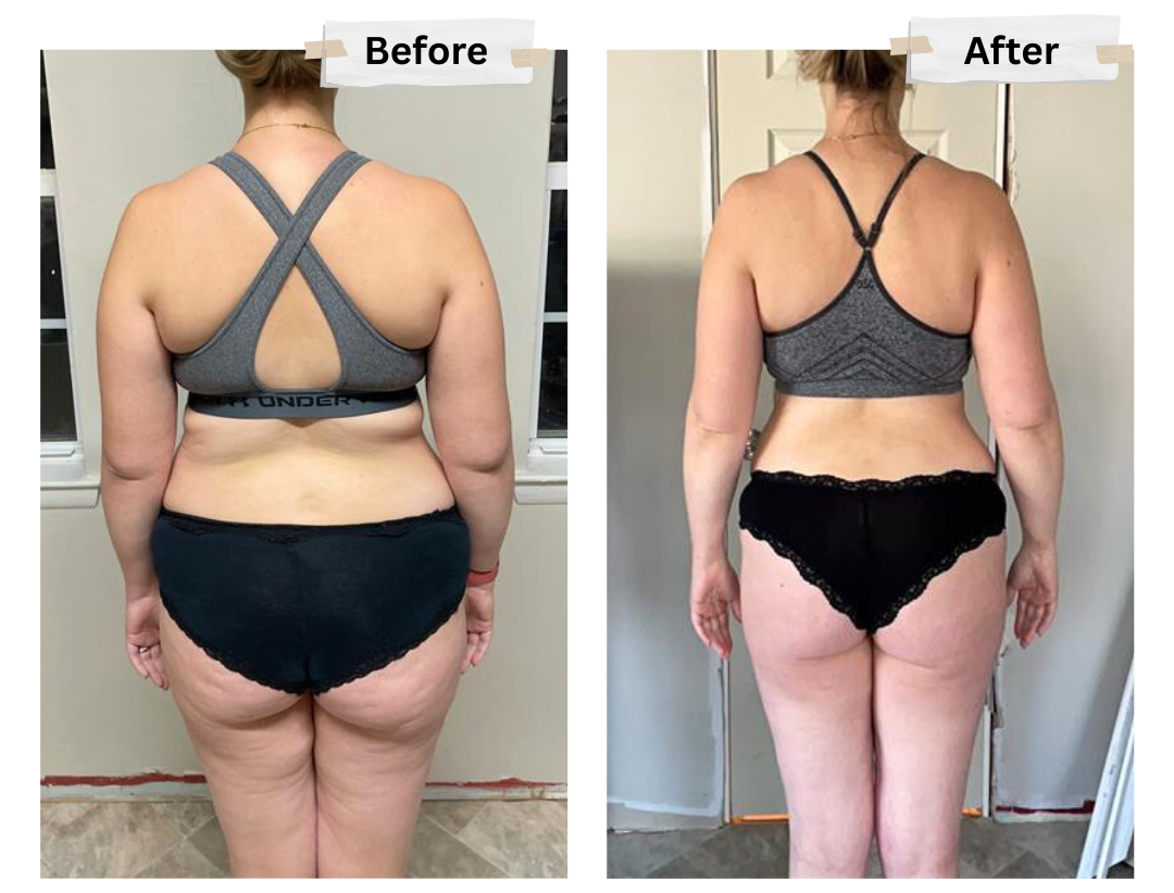 nutrition coaching before and after black unders
