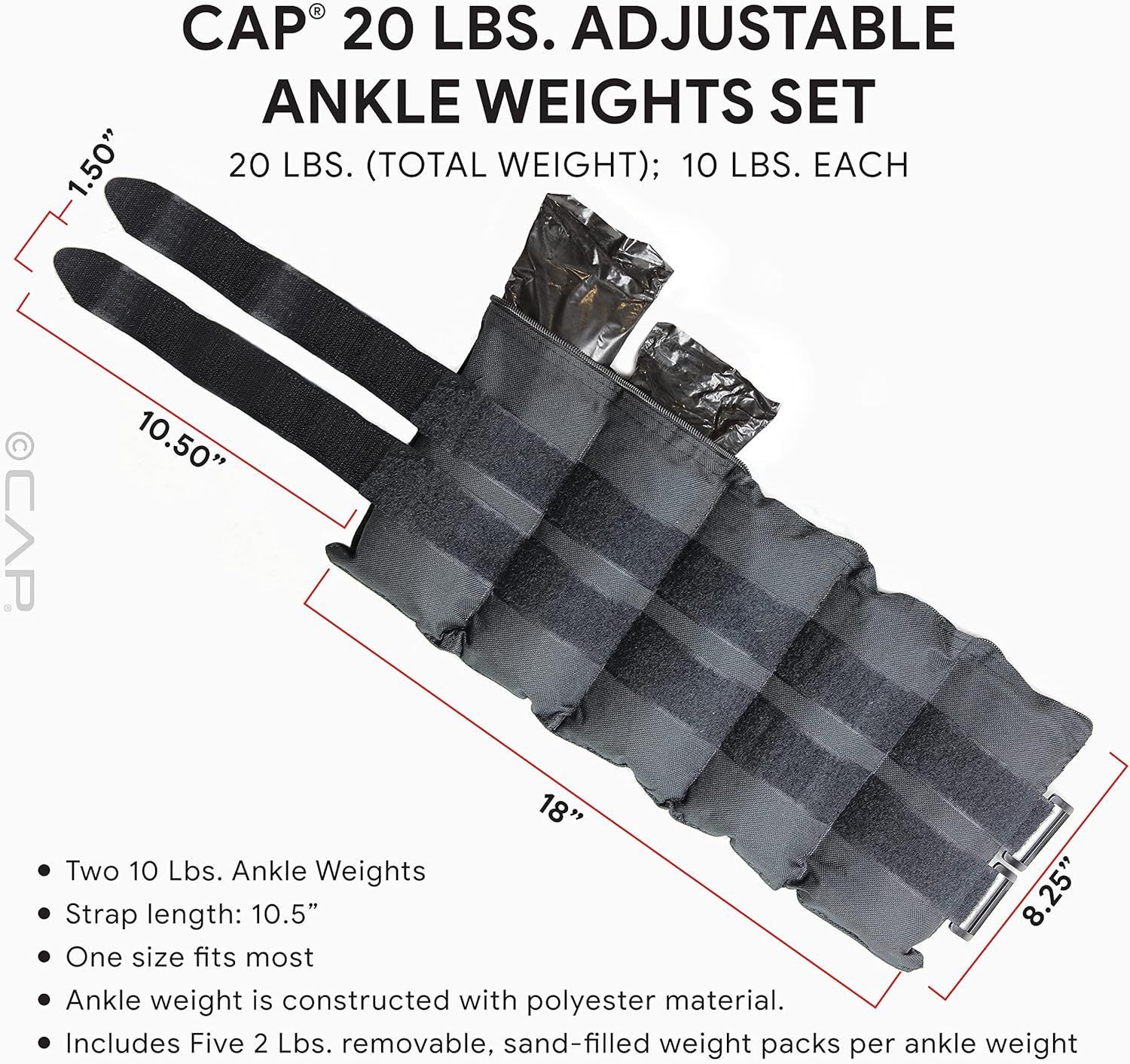 Adjustable Ankle Weights