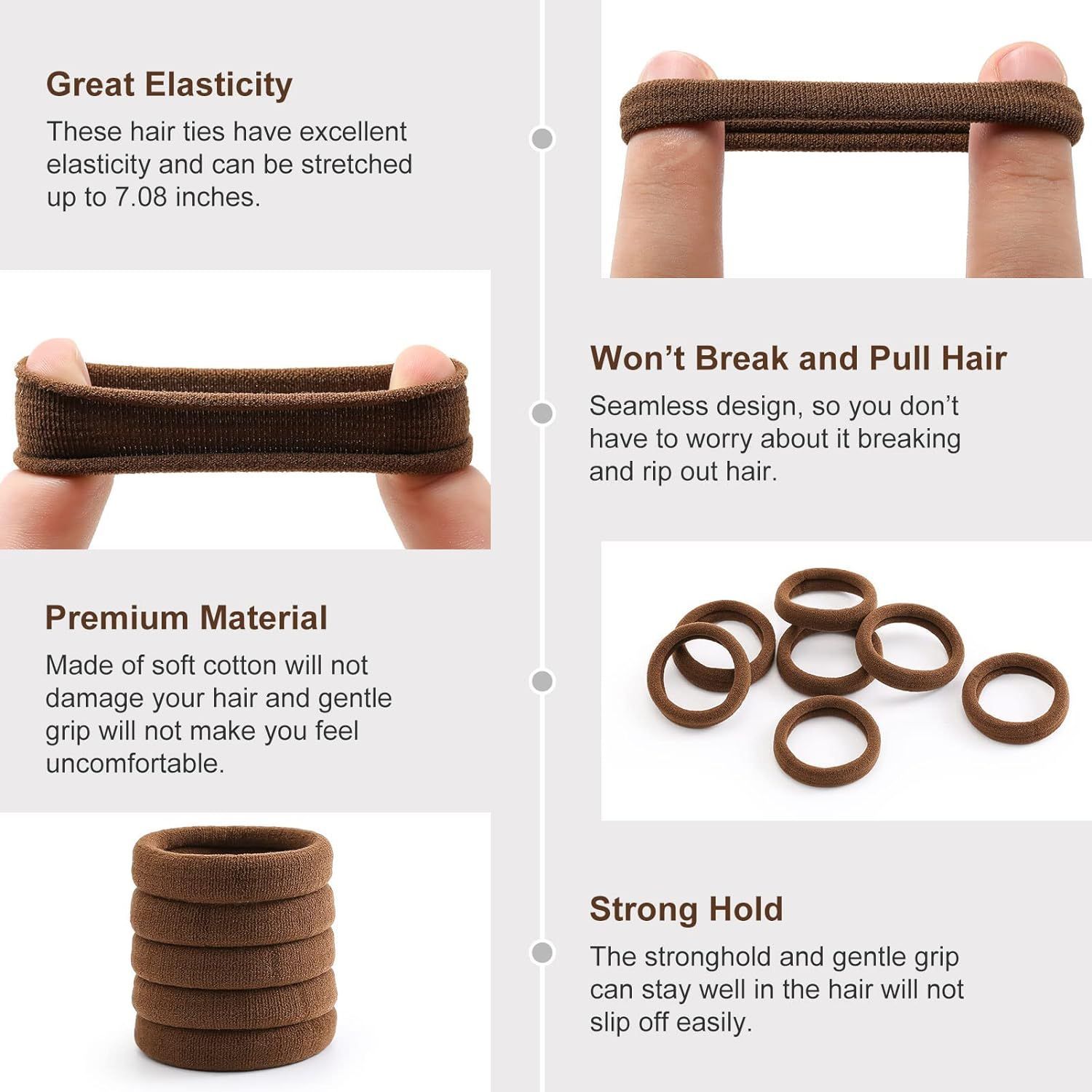 No Damage Seamless Hair Ties