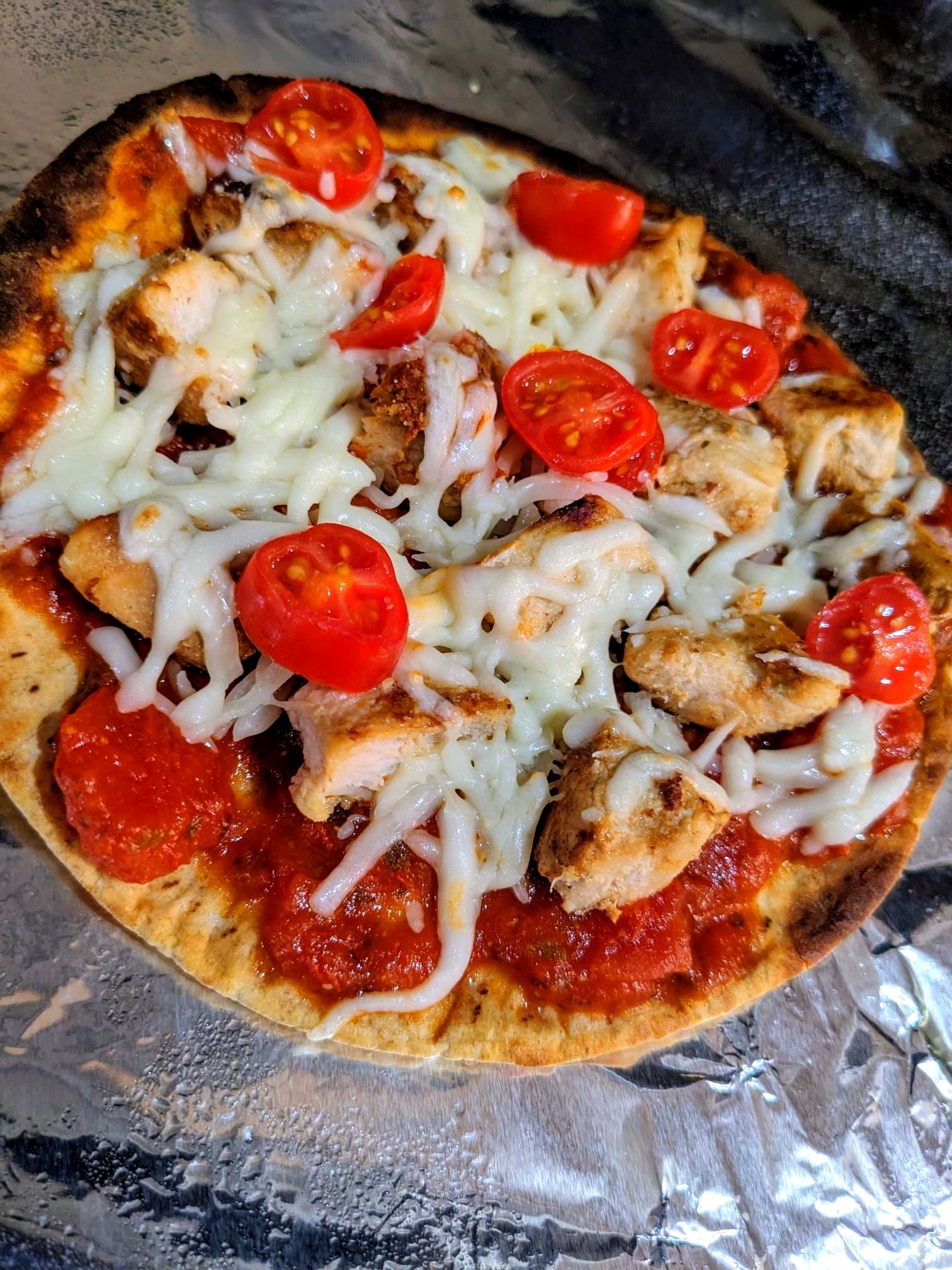 High-Protein Pita Pizza