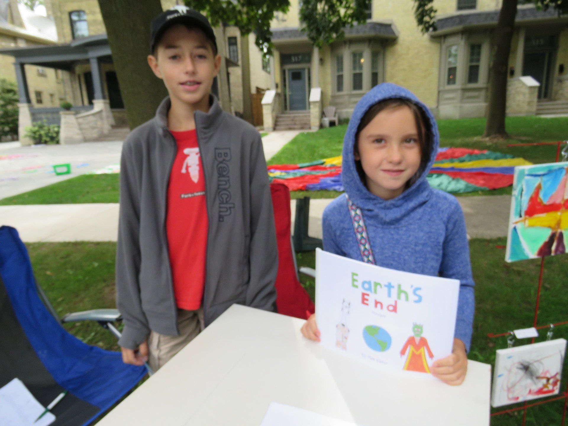 Max's stall at Woodfield fall fair.