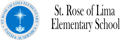 The logo for st. rose elementary school students pre-k through 6th grade