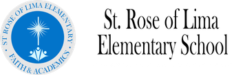 The logo for st. rose elementary school students pre-k through 6th grade