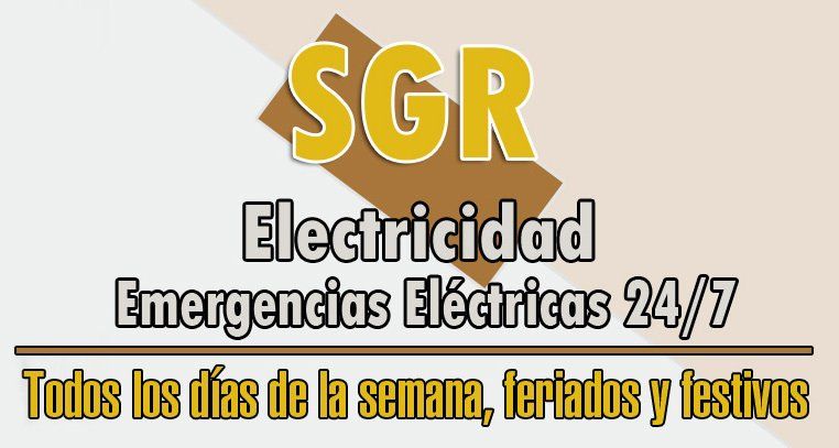 SGR Electricidad Emergencias Eléctricas 24/7 logo