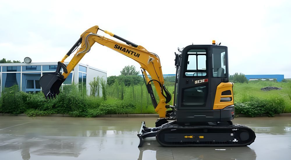 A Yellow Excavator With the Word North on It — Rowdraulics NQ Pty Ltd in Mount Louisa, QLD