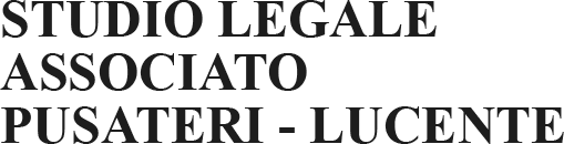 STUDIO LEGALE ASSOCIATO PUSATERI - LUCENTE - LOGO