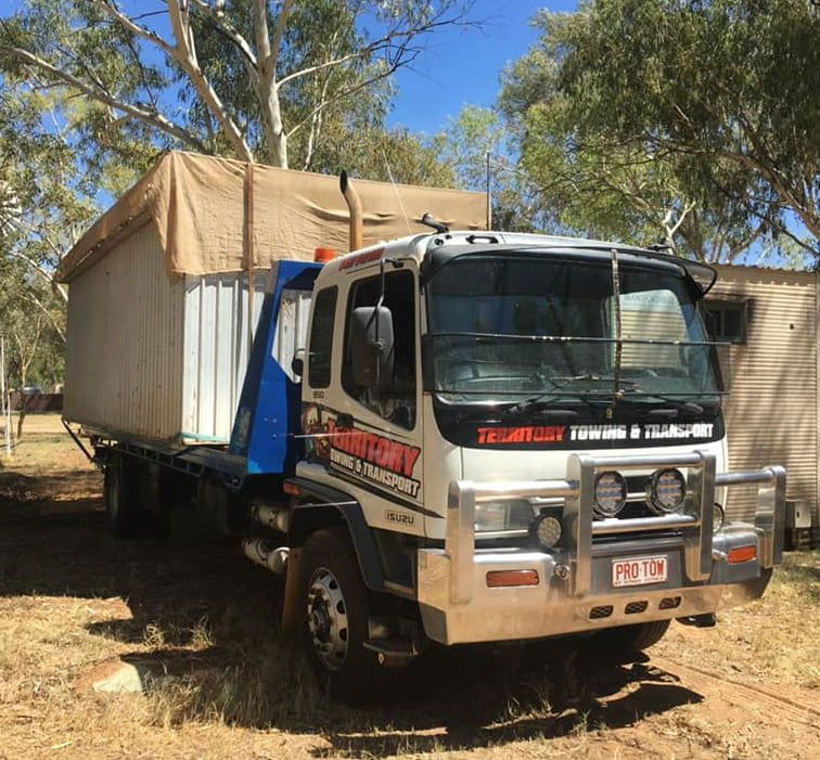A Truck With The Word Territory On The Front — Territory Towing & Transport In Alice Springs, NT