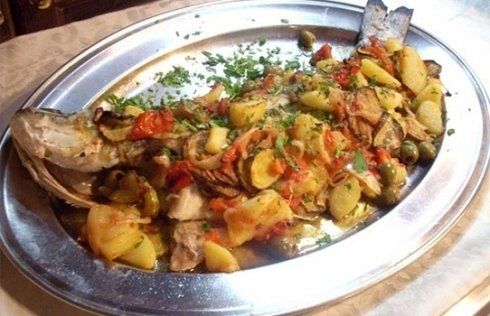 spigola alle verdure